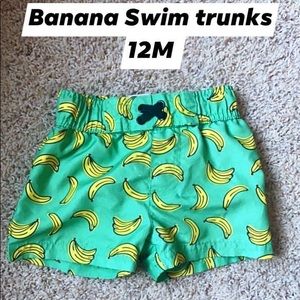Cat & Jack Banana Swim Trunks